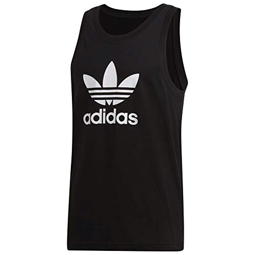 adidas Originals Herren Trefoil Tank Hemd, schwarz, Klein von adidas Originals