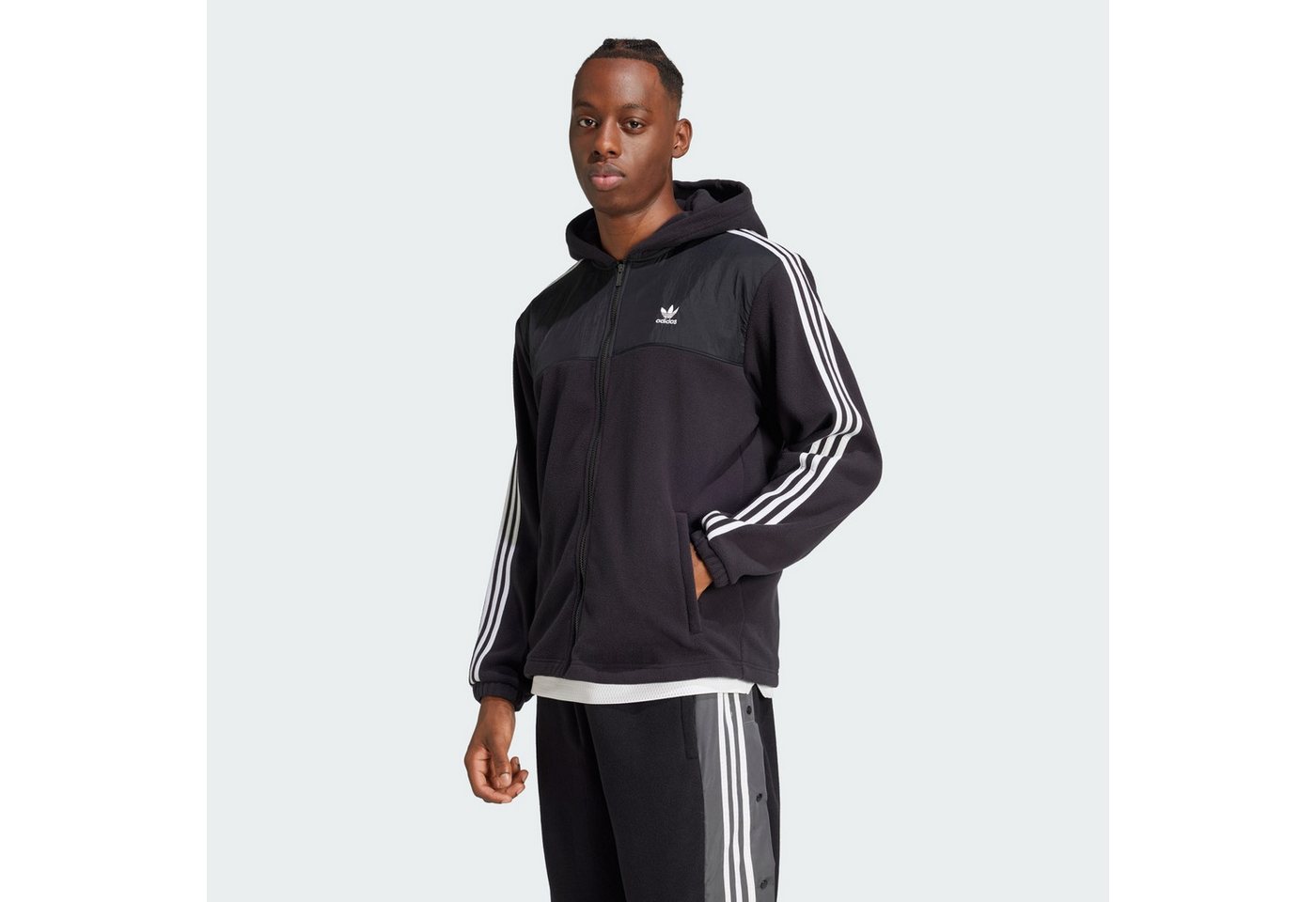 adidas Originals Hoodie ADICOLOR 3-STREIFEN TEDDY FLEECE KAPUZENJACKE adidas Originals Hoodie ADICOLOR 3-STREIFEN TEDDY FLEECE KAPUZENJACKE von adidas Originals