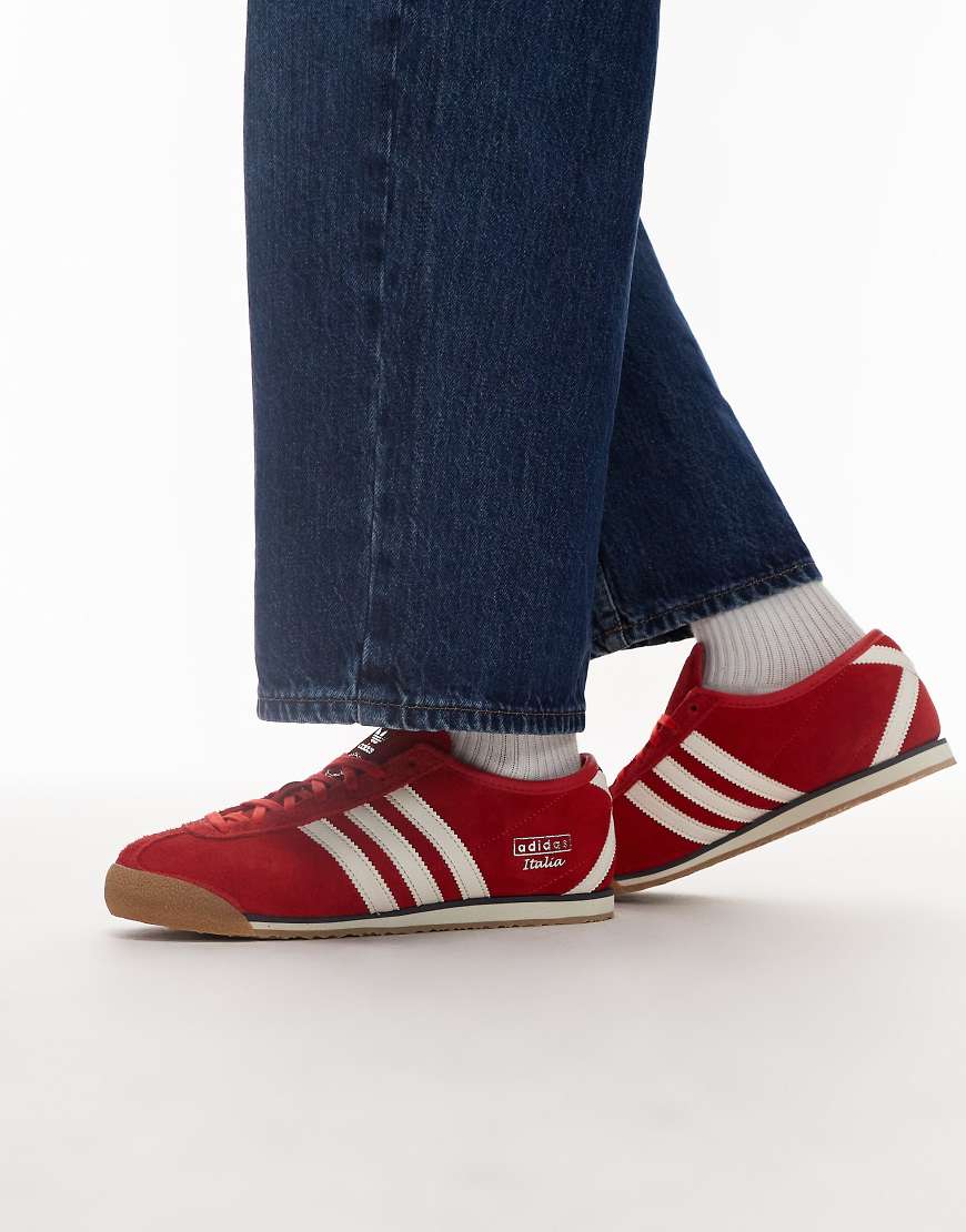 adidas Originals - Italia - Sneaker in Rot und Weiß von adidas Originals