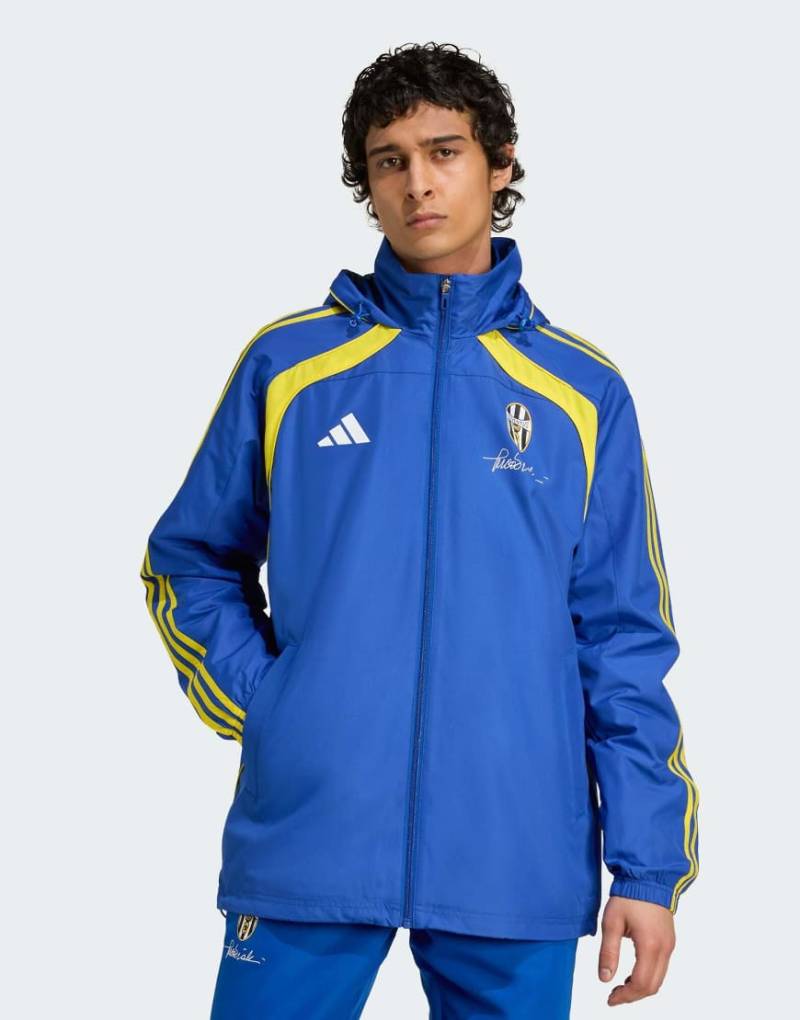 adidas Originals - Juventus Vialli Pack - Windjacke in Königsblau von adidas Originals