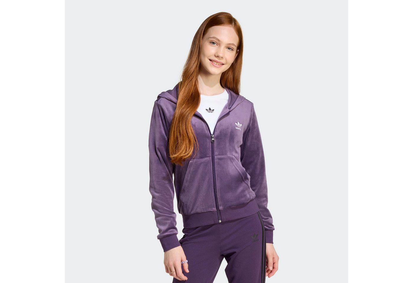 adidas Originals Kapuzensweatshirt VELOUR Z HOODIE von adidas Originals