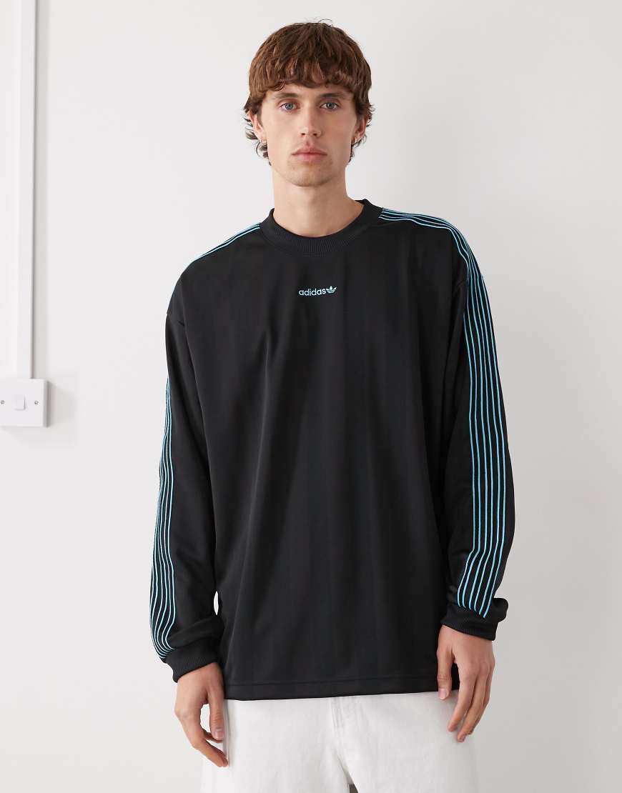 adidas Originals - Langärmliges Trikot in Schwarz von adidas Originals