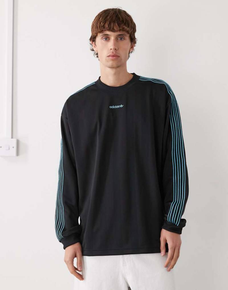 adidas Originals - Langärmliges Trikot in Schwarz von adidas Originals