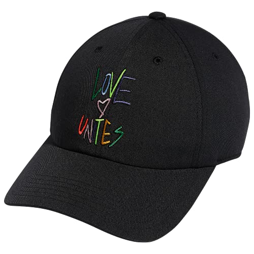 adidas Originals Love Unites Relaxed Fit Strapback Cap, Black/Pride, One Size adidas Originals Love Unites Relaxed Fit Strapback Cap, Black/Pride, One Size von adidas Originals