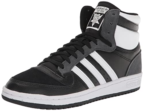 adidas Originals Men's Top Ten Red Bulls Sneaker, Core Black/White/Dark Grey Heather, 9.5 von adidas