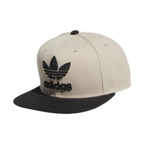 adidas Originals Men's Trefoil Chain Flatbrim Snapback Cap, Wonder Beige/Black, One Size adidas Originals Men's Trefoil Chain Flatbrim Snapback Cap, Wonder Beige/Black, One Size von adidas Originals