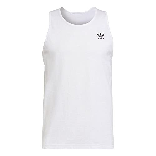 adidas Originals Men's Trefoil Essentials Tank Top, White, Small von adidas Originals