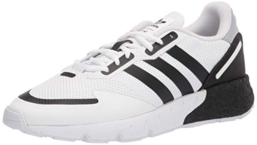 adidas Originals Men's ZX 1K Boost Sneaker, White/Black/Halo Silver, 11.5 von adidas Originals