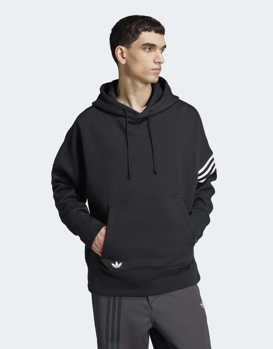 adidas Originals - Neuclassics - Kapuzenpullover in Schwarz von adidas Originals