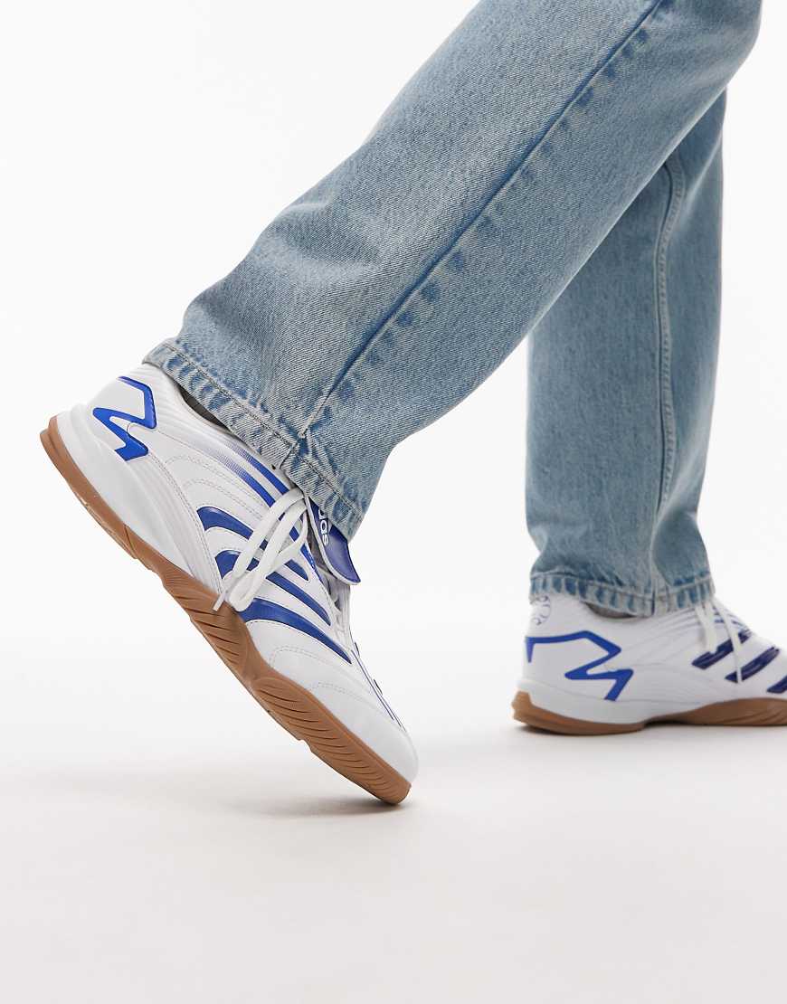 adidas Originals - Predator Sala - Sneaker in Weiß und Blau von adidas Originals