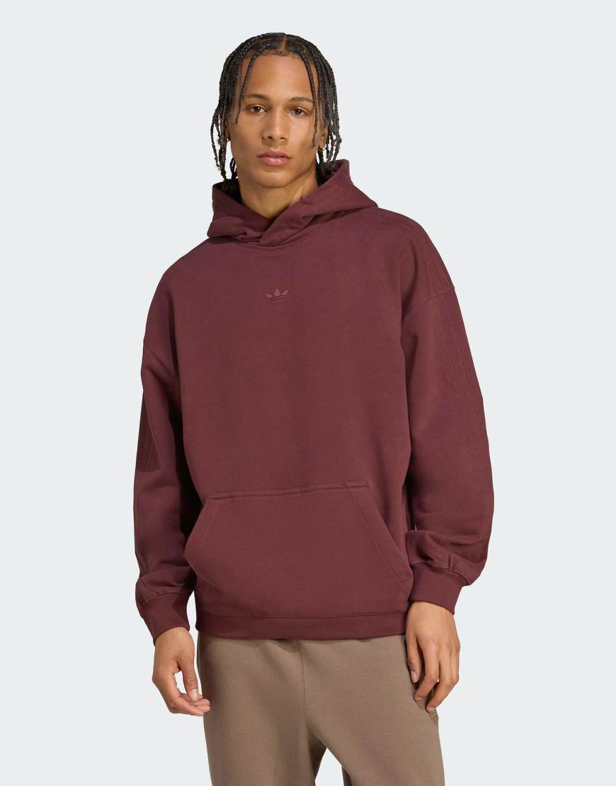 adidas Originals - Premium Essentials - Kapuzenpullover in Aurora Ruby-Rot adidas Originals - Premium Essentials - Kapuzenpullover in Aurora Ruby-Rot von adidas Originals