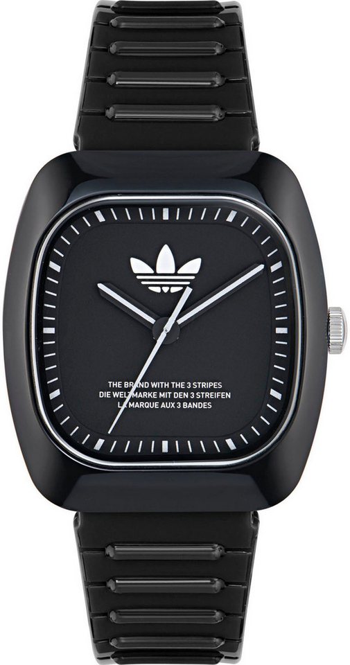 adidas Originals Quarzuhr RETRO WAVE TWO AOSY24531, Armbanduhr, Herrenuhr, Damenuhr, unisex, analog, Kunststoffarmband von adidas Originals