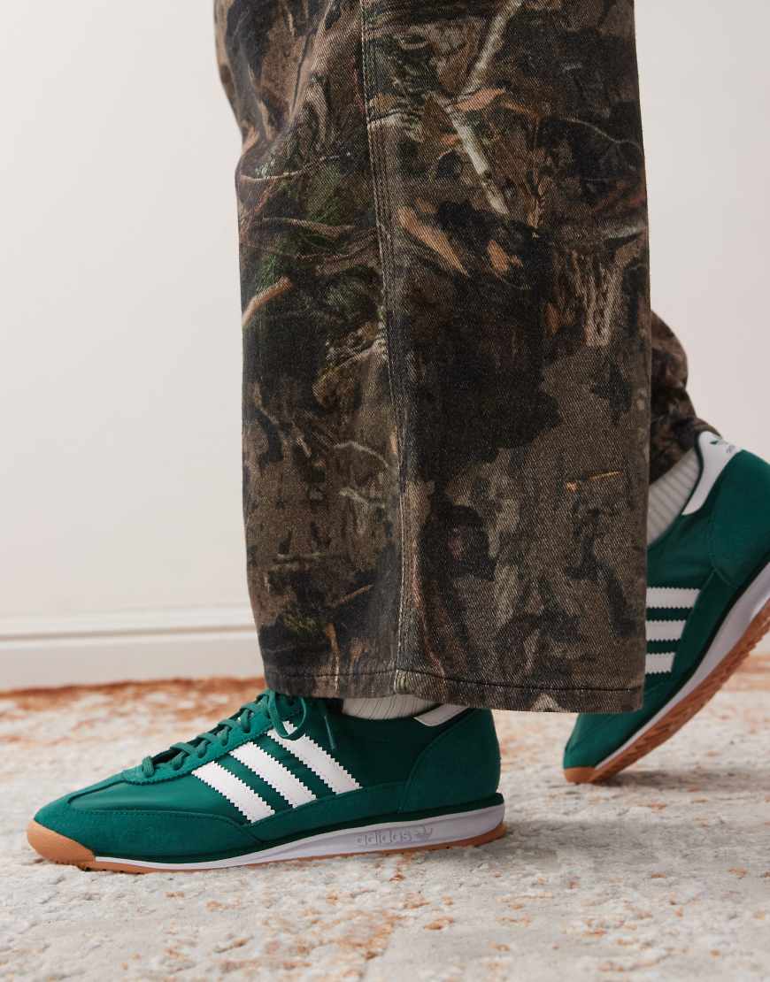 adidas Originals - SL 72 OG - Sneaker in Grün und Weiß adidas Originals - SL 72 OG - Sneaker in Grün und Weiß von adidas Originals