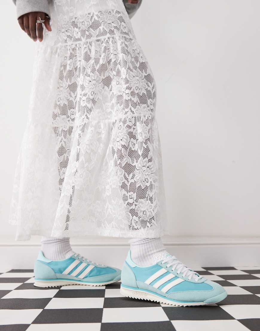 adidas Originals - SL 72 OG - Sneaker in Mintgrün und Weiß adidas Originals - SL 72 OG - Sneaker in Mintgrün und Weiß von adidas Originals