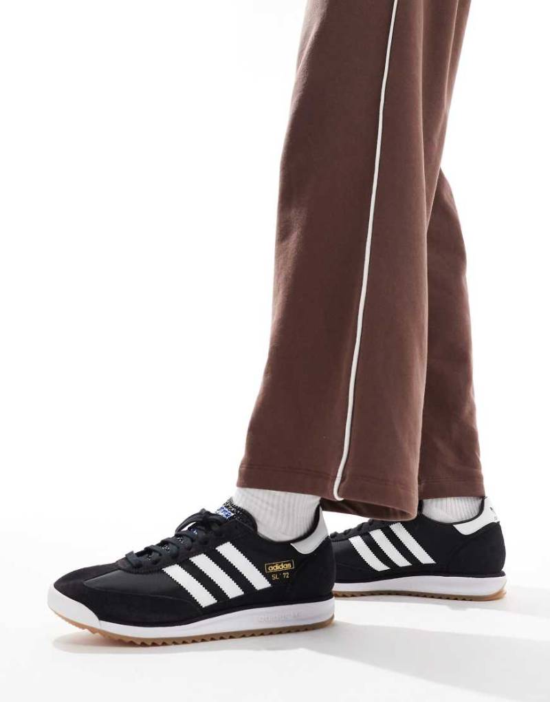 adidas Originals - SL 72 RS - Sneaker in Schwarz und Weiß-Bunt von adidas Originals
