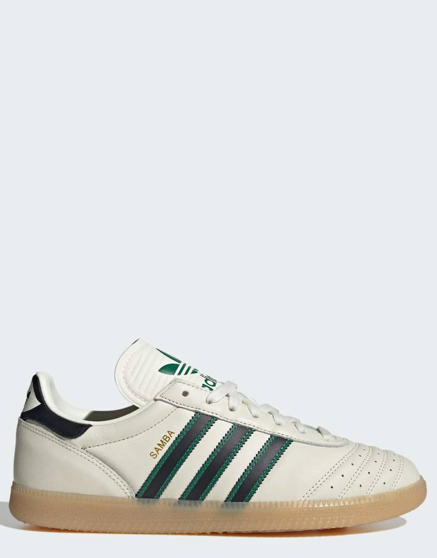 adidas Originals - Samba JP - Schuhe in Off White/Core Black-Weiß von adidas Originals