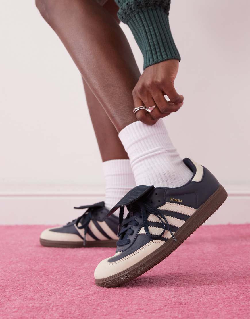 adidas Originals - Samba LT - Sneaker in Marineblau und Weiß von adidas Originals