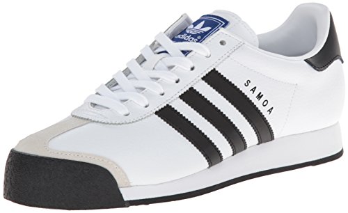 adidas Originals Samoa Retro Sneaker Herren, Weiá (weiß/schwarz), 46 EU von adidas Originals
