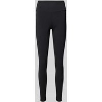 adidas Originals Skinny Fit Leggings mit Label-Streifen in Black, Größe M von adidas Originals