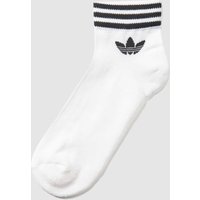 adidas Originals Sneakersocken aus elastischem Baumwoll-Mix im 3er-Pack in Weiss, Größe 35/38 von adidas Originals