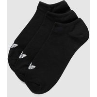 adidas Originals Sneakersocken mit Logo-Print im 3er-Pack in Black, Größe 39/42 von adidas Originals