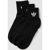 adidas Originals Socken mit Logo-Print im 3er-Pack in Black, Größe 34/36 von adidas Originals