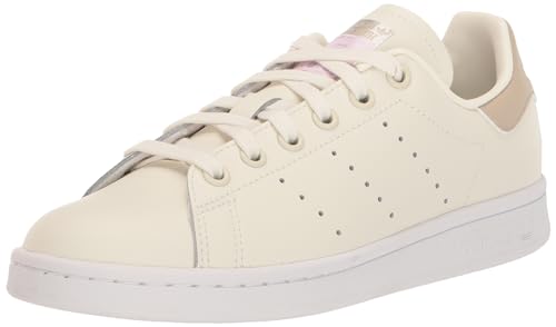 adidas Originals Stan Smith Damen-Sneaker, Off WHITE/WONDER BEIGE/SILVER MET., 10 von adidas Originals