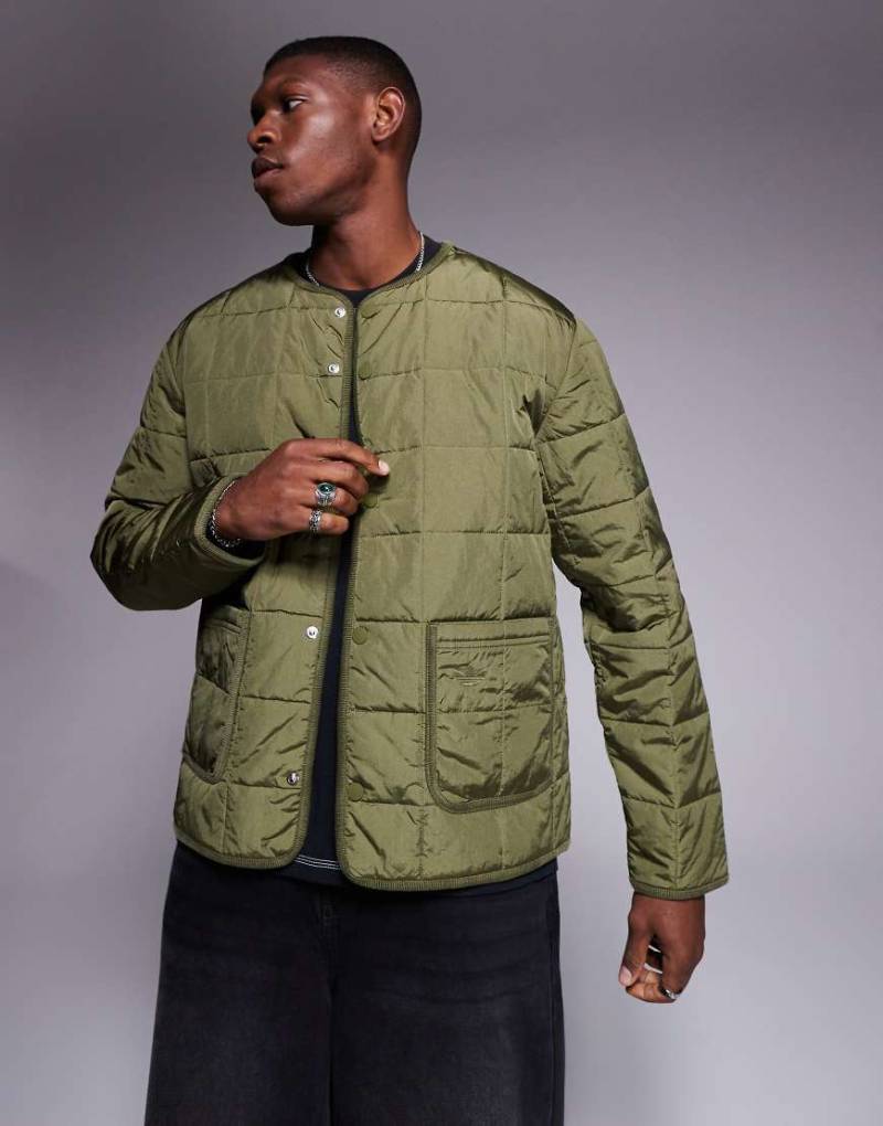 adidas Originals - Steppjacke in Khaki-Grün von adidas Originals