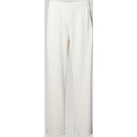 adidas Originals Straight Leg Sweatpants mit Strukturmuster in Weiss, Größe XL von adidas Originals