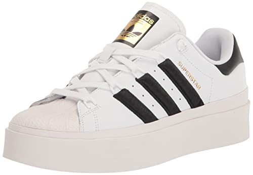 adidas Originals Superstar Bonega Sneaker für Damen, Weiß/Schwarz/Gold Metallic, 40 EU von adidas Originals