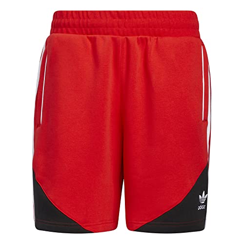 adidas Originals Superstar Fleece-Shorts, Farbenfrohes Rot/Schwarz, Klein adidas Originals Superstar Fleece-Shorts, Farbenfrohes Rot/Schwarz, Klein von adidas Originals