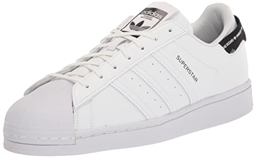 adidas Originals Superstar Herren Sneaker, Weiß/Weiß/Schwarz, 48 EU von adidas Originals