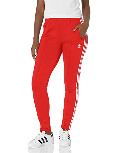 adidas Originals Superstar Trainingshose für Damen, Lebhaftes Rot, Mittel von adidas Originals