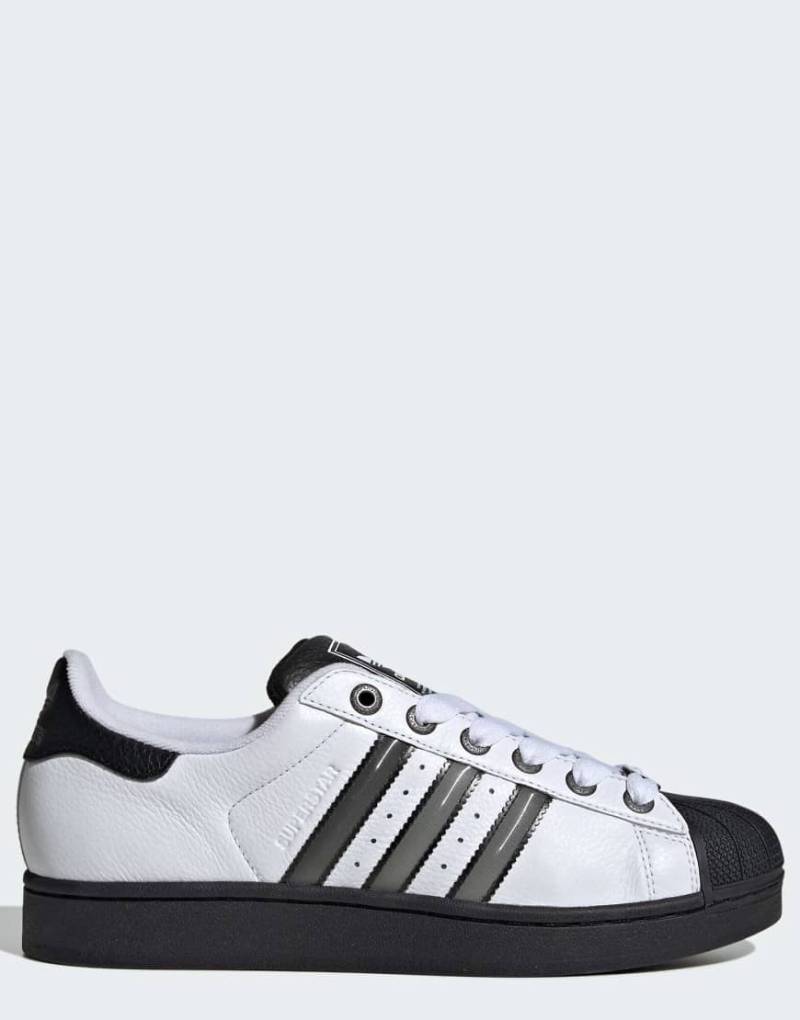 adidas Originals - Superstar ii - Schuhe in Cloud White / Matte Silver-Weiß von adidas Originals