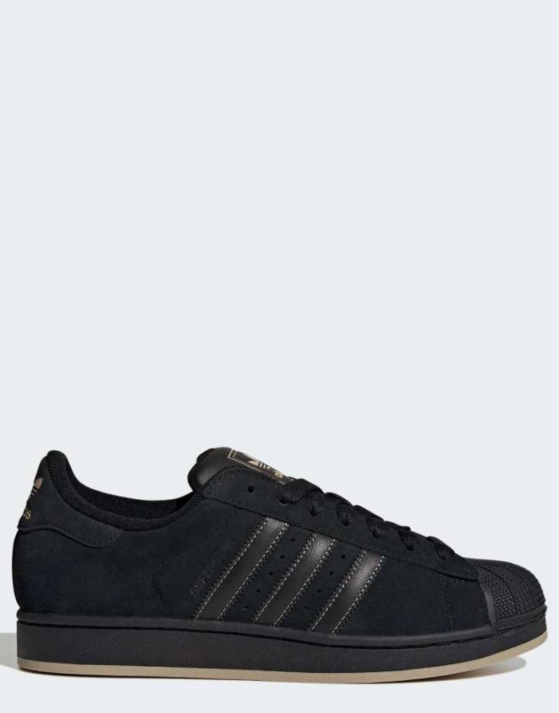 adidas Originals - Superstar ii - Schuhe in Core Black / Core Black-Schwarz von adidas Originals