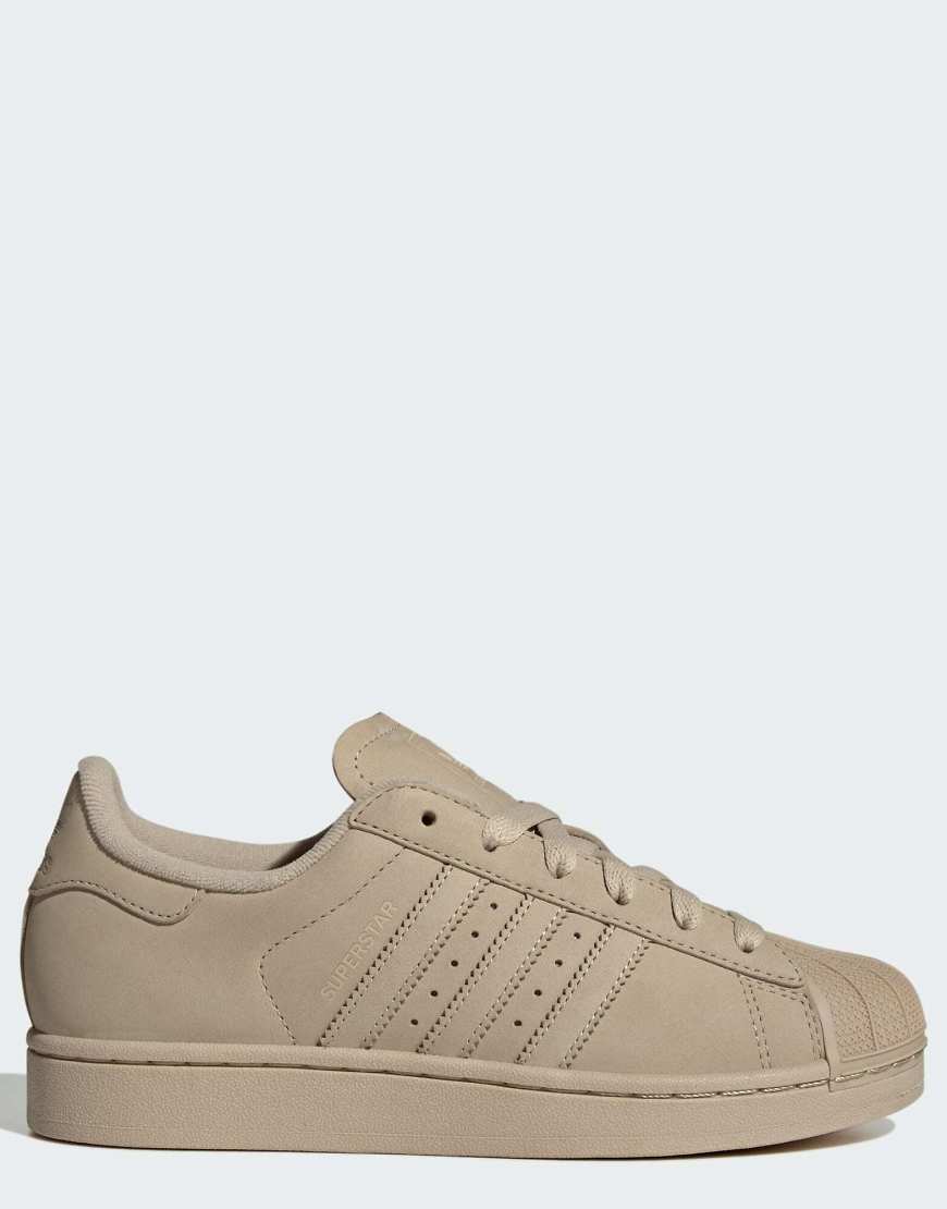 adidas Originals - Superstar ii - Schuhe in Stone Khaki / Stone Khaki-Grün von adidas Originals