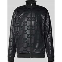 adidas Originals Sweatjacke mit Stehkragen in Black, Größe L adidas Originals Sweatjacke mit Stehkragen in Black, Größe L von adidas Originals