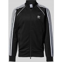 adidas Originals Sweatjacke mit Stehkragen in Black, Größe XS adidas Originals Sweatjacke mit Stehkragen in Black, Größe XS von adidas Originals