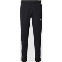 adidas Originals Sweatpants mit Label-Stitching in Black, Größe M von adidas Originals