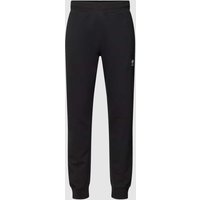 adidas Originals Sweatpants mit Logo-Stitching Modell 'ESSENTIALS' in Black, Größe L von adidas Originals