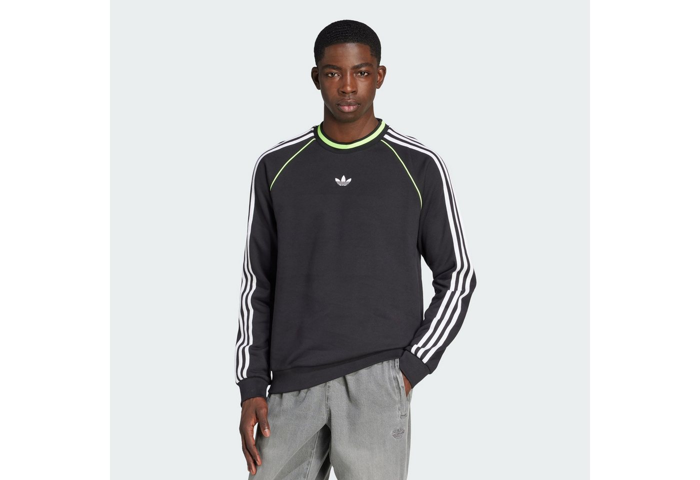 adidas Originals Sweatshirt ADIDAS ADICOLOR PIPING CREWNECK SWEATSHIRT (1-tlg) von adidas Originals