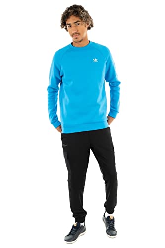 adidas Originals Sweatshirt Essential Crew blau, quiet shade-clematis blue, M von adidas Originals