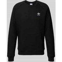 adidas Originals Sweatshirt mit Label-Stitching und Rundhalsausschnitt in Black, Größe M adidas Originals Sweatshirt mit Label-Stitching und Rundhalsausschnitt in Black, Größe M von adidas Originals