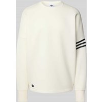 adidas Originals Sweatshirt mit Logo-Detail in Offwhite, Größe XXL adidas Originals Sweatshirt mit Logo-Detail in Offwhite, Größe XXL von adidas Originals