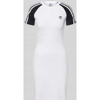 adidas Originals T-Shirt-Kleid mit Label-Stitching in Weiss, Größe S adidas Originals T-Shirt-Kleid mit Label-Stitching in Weiss, Größe S von adidas Originals