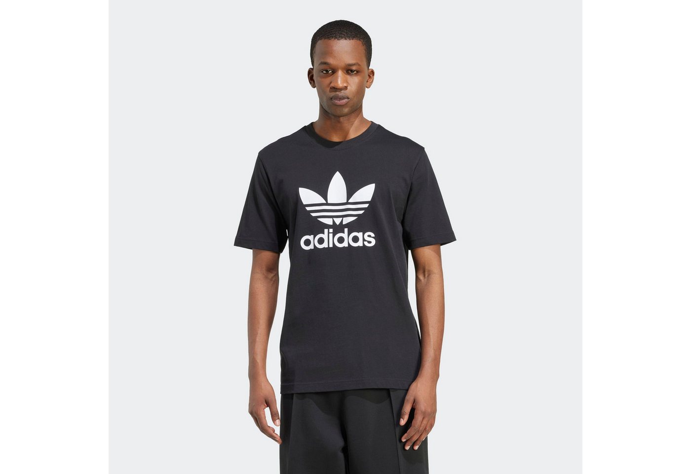 adidas Originals T-Shirt TREFOIL T-SHIRT Basic Shirt mit großem Trefoil Logoprint adidas Originals T-Shirt TREFOIL T-SHIRT Basic Shirt mit großem Trefoil Logoprint von adidas Originals