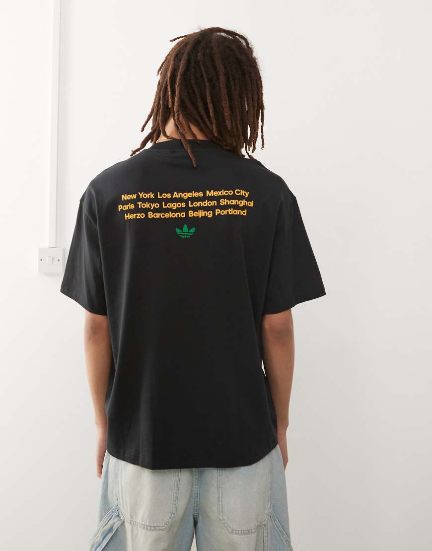adidas Originals - T-Shirt in Rosa mit Basketball-Grafik-Schwarz adidas Originals - T-Shirt in Rosa mit Basketball-Grafik-Schwarz von adidas Originals