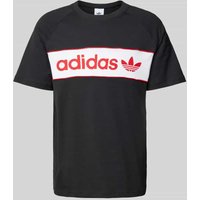 adidas Originals T-Shirt mit Label-Print in Black, Größe M von adidas Originals