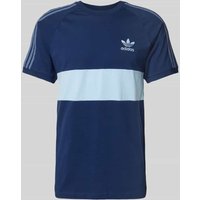 adidas Originals T-Shirt mit Logo-Stitching in Hellblau, Größe L adidas Originals T-Shirt mit Logo-Stitching in Hellblau, Größe L von adidas Originals