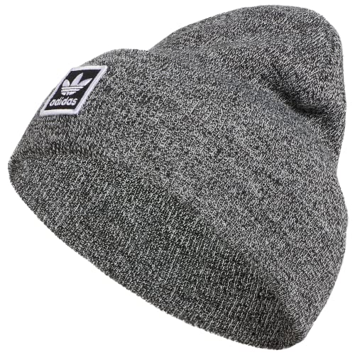 adidas Originals Tall Utility Cuff Beanie, Black-White/Black/White, One Size von adidas Originals